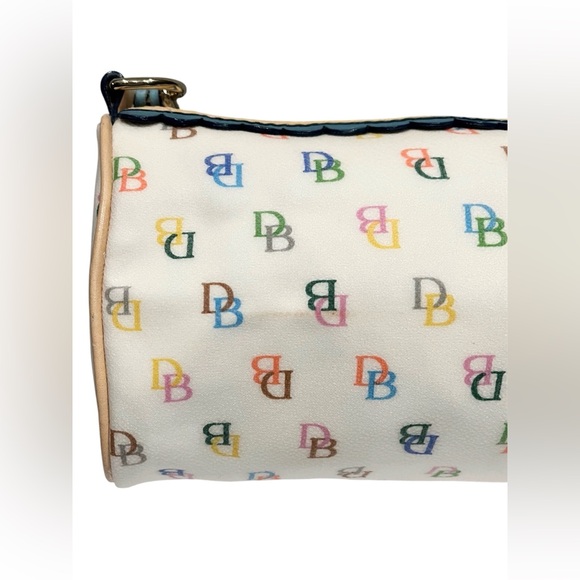 DOONEY & BOURKE VINTAGE Y2K MULTICOLOR RAINBOW MONOGRAM BARREL SHOULDER BAG - Picture 11 of 11